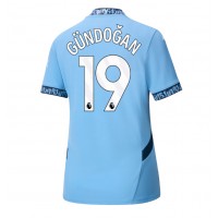 Manchester City Ilkay Gundogan #19 Domáci Ženy futbalový dres 2024-25 Krátky Rukáv